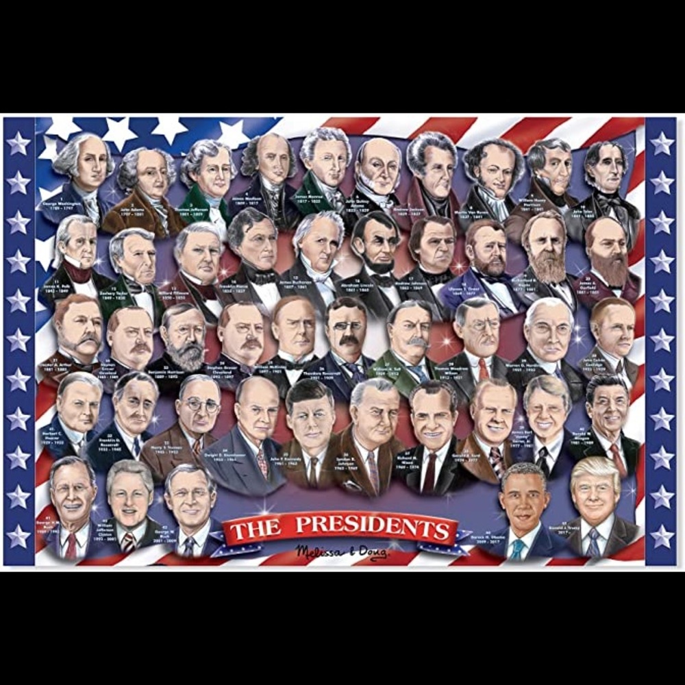 Melissa & Doug presidents puzzle